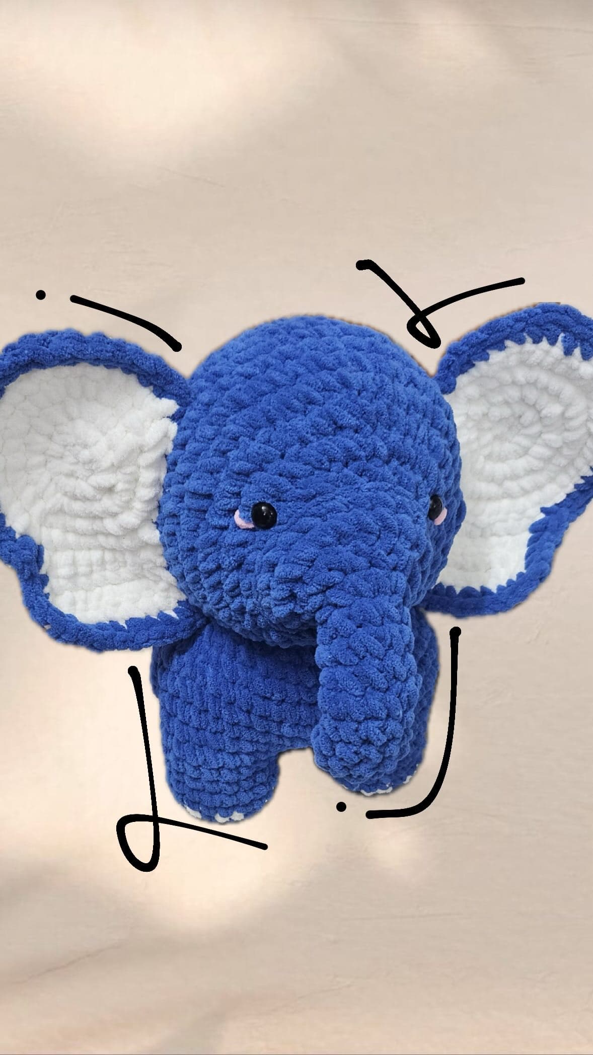 Big-ear elephant